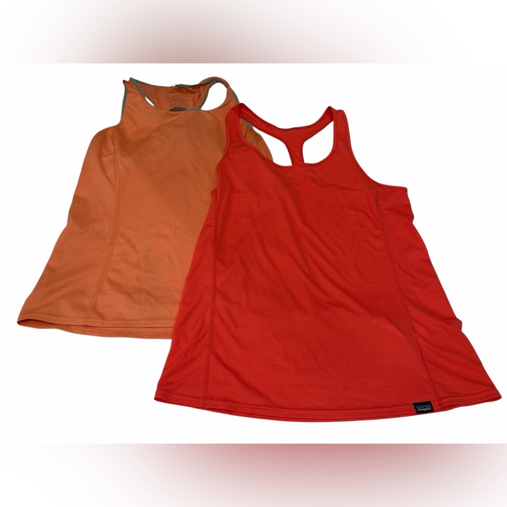 Patagonia Women’s Top Bundle Of 2‎ Size S Orange Red
